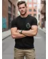 Herren-T-Shirt DSTREET NX089R SCHWARZ