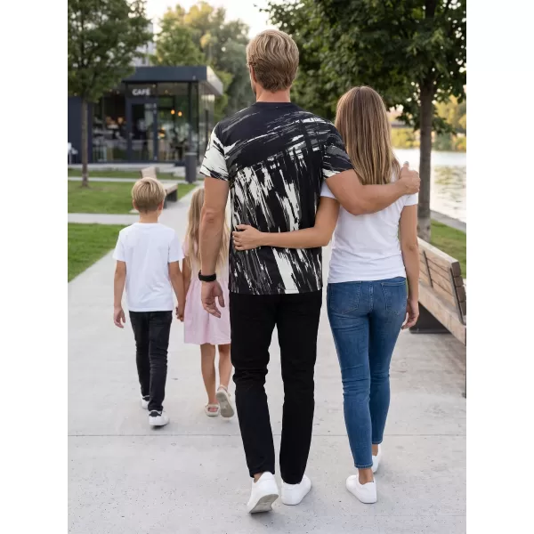  Hochwertiges Funktions-T-Shirt für Herren ALTISPORT VOJ/ALM010TR01 SCHWARZ/ELFENBEIN 