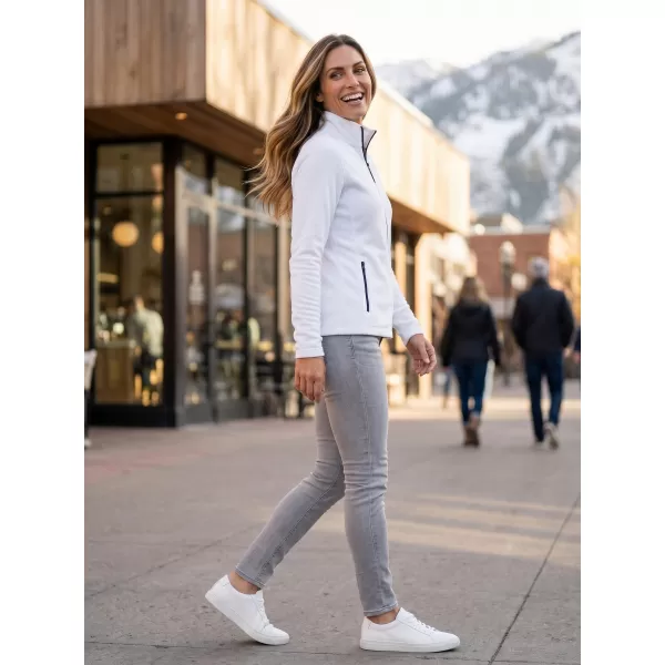  Damen-Sweatshirt aus Microfleece MALFINI FACTOR 853 WEIß 