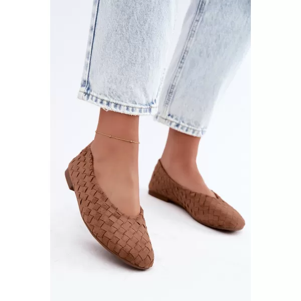  Ballerinas für Damen BOTO 9867 KAMEL 