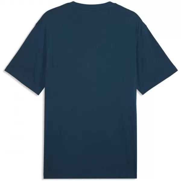  Herren-T-Shirt PUMA ESS RELAXED SMALL NO. 1 LOGO TEE 68915336 MITTERNACHTSBENZIN 
