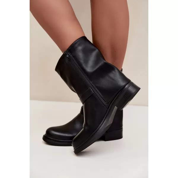  Damen-Stiefeletten BOTO 5859 SCHWARZ 