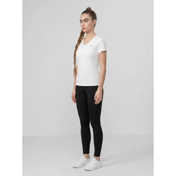  Damen-T-Shirt 4F WMM00TTSHF3307 WEIß 