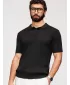 Herren-Poloshirt OMBRE OM-POSS-0180 SCHWARZ