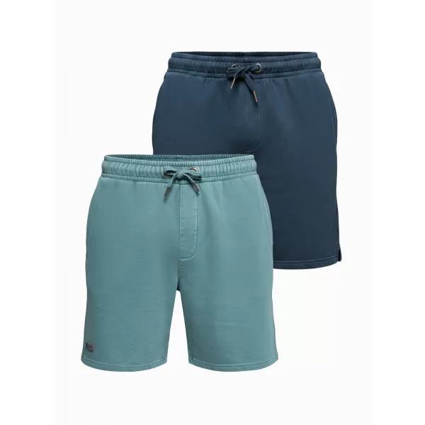  Herren-Shorts OMBRE Z126 MARINEBLAU/TÜRKIS 