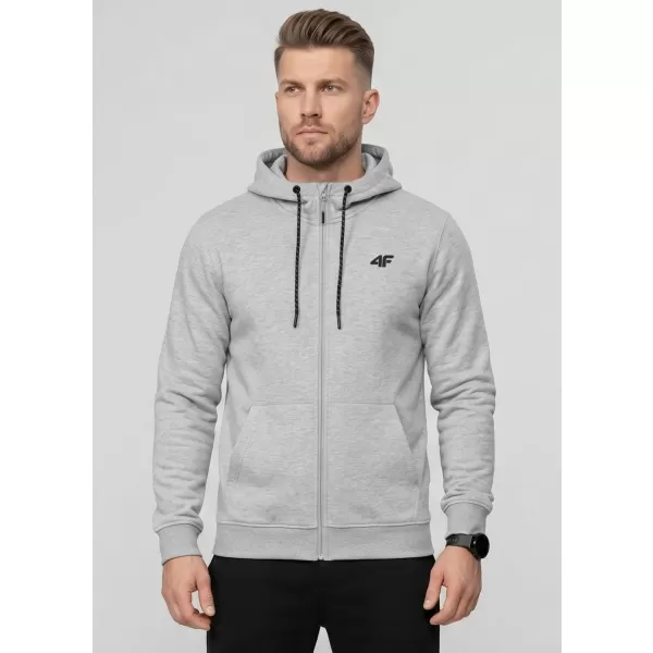  Herren-Sweatshirt 4F WMM00TSWSM2550 KALTE HELLGRAUE MELANGE 