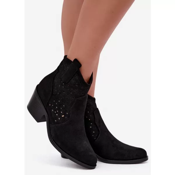  Damenschuhe S.BARSKI HY62-8147 SCHWARZ 