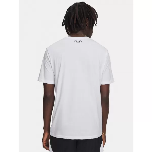  Herren-T-Shirt UNDER ARMOUR M OVAL WM SS 6011075-100 WEIß 