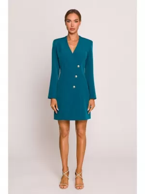 Kleid MOE M793 OZEANBLAU