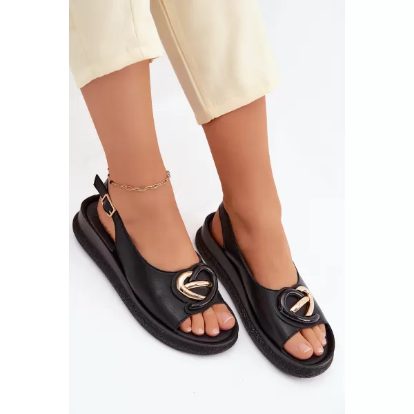  Damensandalen S.BARSKI KV61-6047 SCHWARZ 