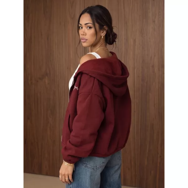  Damen-Sweatshirt DSTREET BY1579 BURGUND 