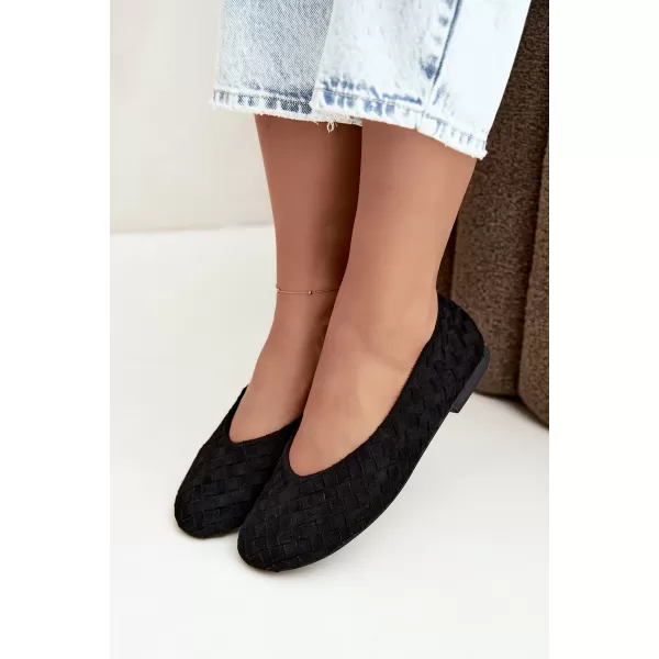  Ballerinas für Damen BOTO 9867 SCHWARZ 