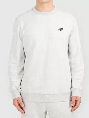 Herren-Sweatshirt 4F WMM00TSWSM2549 KALTE HELLGRAUE MELANGE