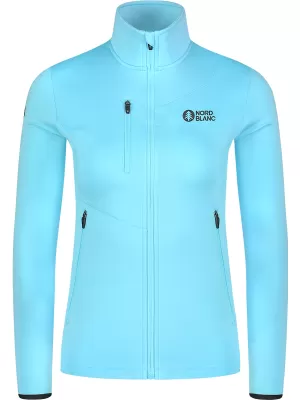 Powerfleece-Sweatshirt für Damen NORDBLANC CRISP NBSFL8338 HELLBLAU