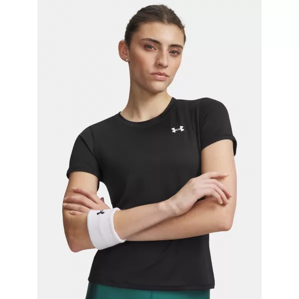  Damen-T-Shirt UNDER ARMOUR TECH MESH SS 6009990-001 SCHWARZ 