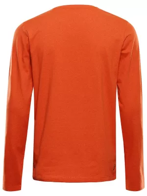 Schnelltrocknendes Herren-T-Shirt ALPINE PRO LOUS MANDARINEN-TANGO