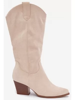 Damenstiefel BOTO 7627A CREME