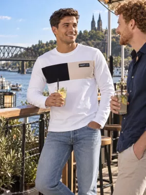 Herren-T-Shirt ALTISPORT IVAS WEIß
