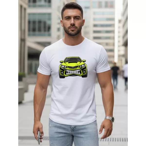  Herren-T-Shirt DSTREET NX5015R-WH WEIß 
