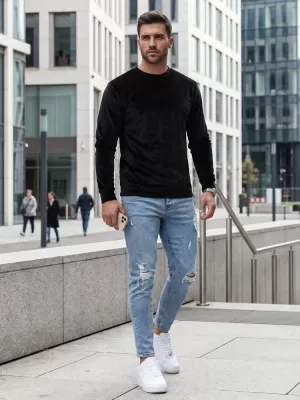 Herren-Sweatshirt DSTREET BX5534 SCHWARZ