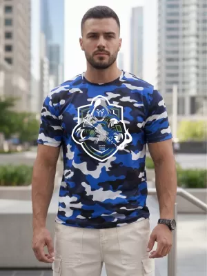 Herren-T-Shirt DSTREET NX2003R-BL-M BLAU