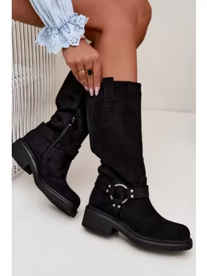 Damenstiefel BOTO LQ-163 SCHWARZ