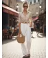 Damenhosen DSTREET UY3078 WEIß