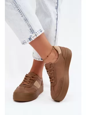 Damen-Sneaker BIG STAR SHOES UU274015 BRAUN/BEIGE