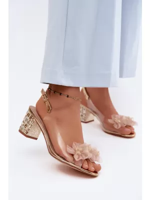 Damensandalen D&A MR61-9009 GOLD