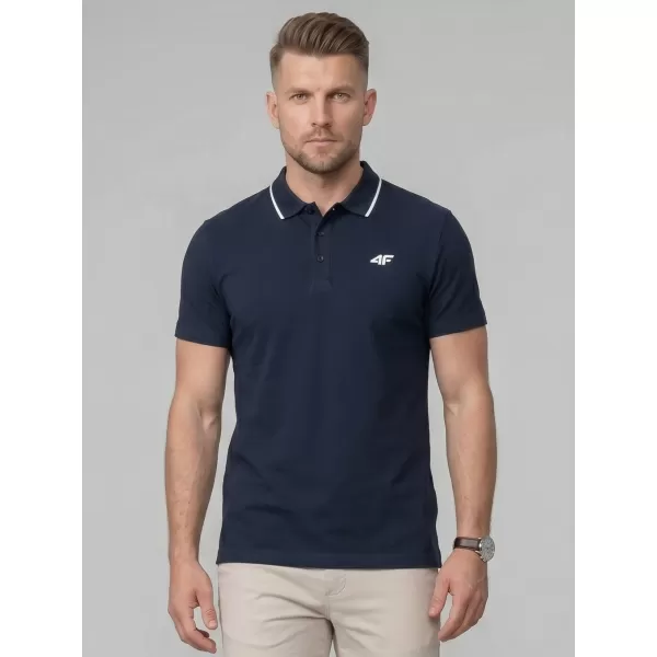  Herren-T-Shirt mit Kragen 4F WMM00TPTSM0773 GEWOHNHEITEN 