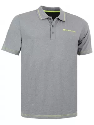 Herren t -Shirt mit einem Kragen ALPINE PRO ISTAS GRAU