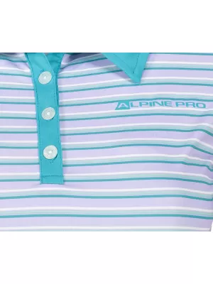 Frauen t -Shirt mit Kragen ALPINE PRO ULRICO 2 HELLVIOLETT