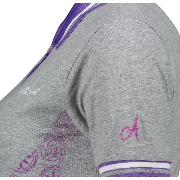  Damen-T-Shirt mit Kragen ALTISPORT ARMANA HERVORHEBUNG DER HAARE 