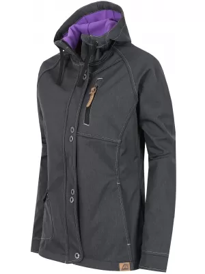 Frauen -Softshelljacke für Frauen ALPINE PRO TUTESA LJCJ197 SCHWARZ