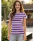 Damen-T-Shirt mit kurzen Ärmeln ALPINE PRO PENSIERI 2 LTSJ186 DUNKELVIOLETT