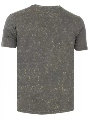 Herren t -Shirt mit kurzen Ärmeln LOAP BRAXTEN CLM1714 GRAU