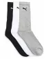 Sportsocken PUMA SPORT 3-PACK 88035510 WEIß/GRAU/SCHWARZ