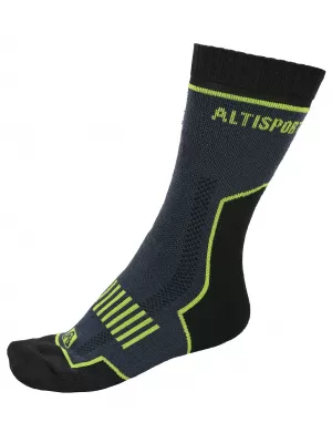 Trekkingsocken ALTISPORT KARTHALA SCHWARZ
