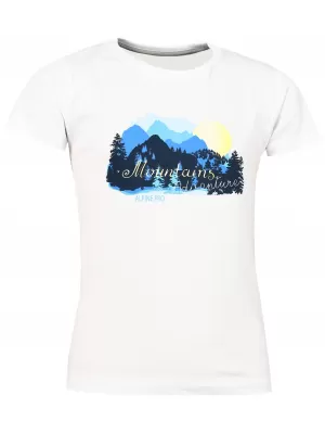 Kurz -schwaches t -Shirt ALPINE PRO ANANO KTSL099 WEIß