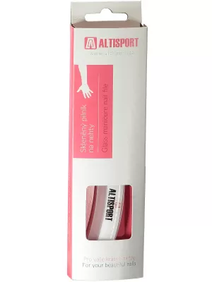 Gebogene Manikürefeile ALTISPORT G-PLUS WEIß