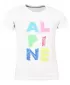 Kinder t -Shirt mit kurzen Ärmeln ALPINE PRO AXISO 2 KTSL097 WEIß