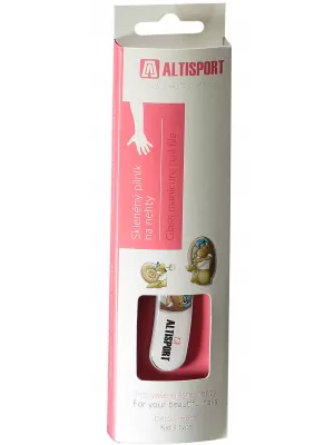 Gebogene Manikürefeile ALTISPORT BABY WEIß