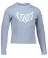 Sweatshirt für Mädchen NORDBLANC MUSHY NBSKS6726S BLAUER TRAUM