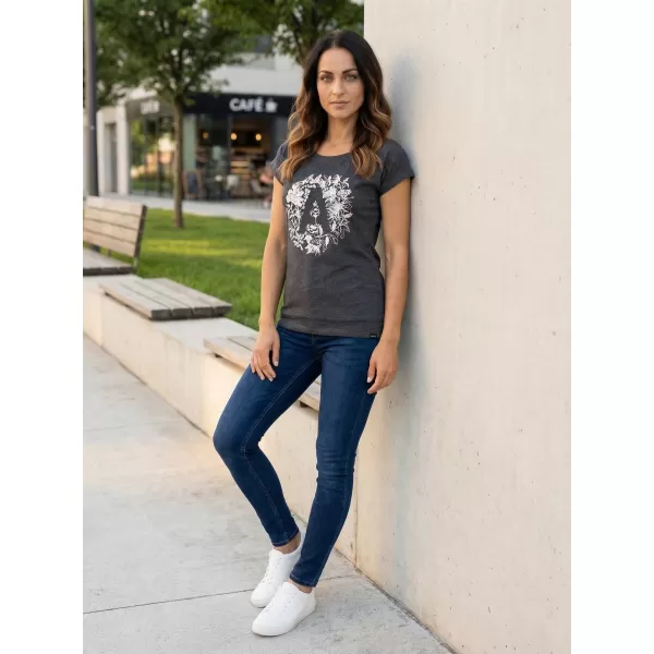  Damen-T-Shirt ALPINE PRO GOYA 2 LTSM296 DUNKELGRAU 