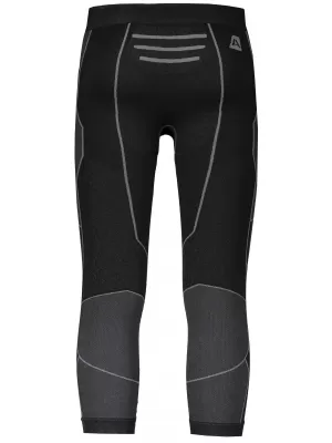 Herren 3/4 Thermohosen ALPINE PRO PINEIOS 3 MUNM036 SCHWARZ