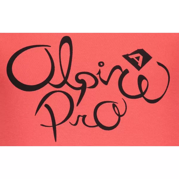  Mädchenhemd ALPINE PRO SHAGO KTSM171 ROT 