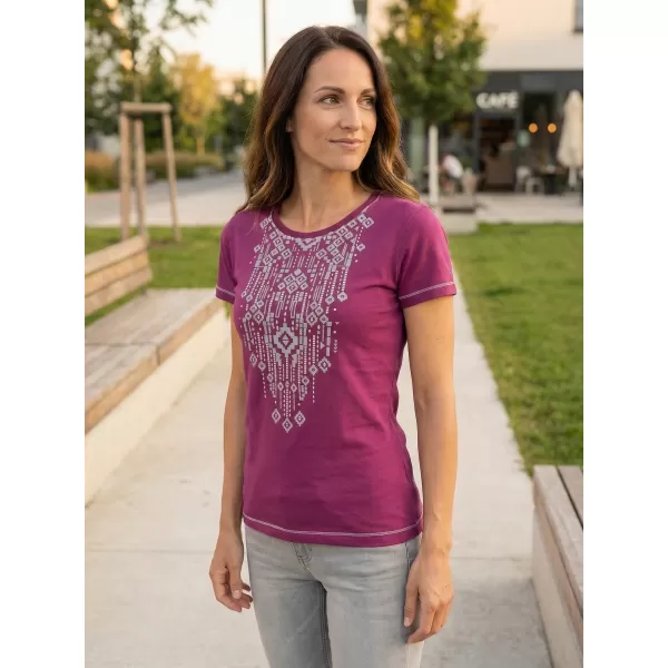  Damen-T-Shirt ALPINE PRO AMADORA LTSM442 LILA 