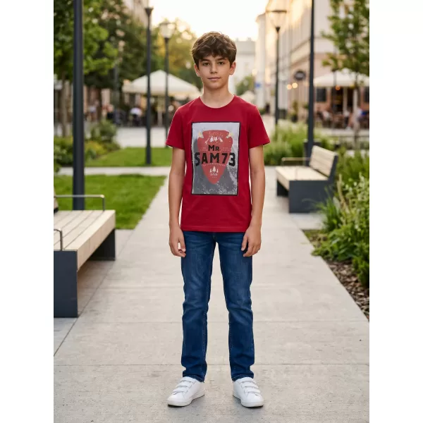  Jungenhemd SAM 73 BOTIL KTSL126 ROT 