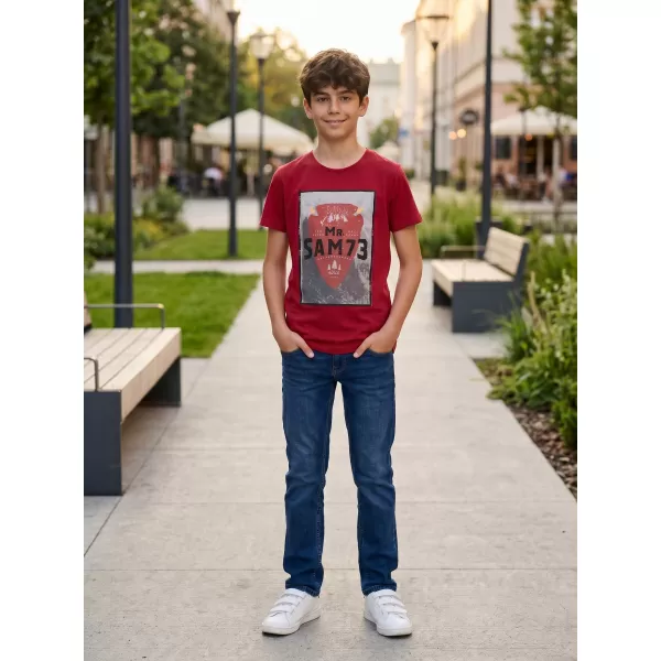  Jungenhemd SAM 73 BOTIL KTSL126 ROT 