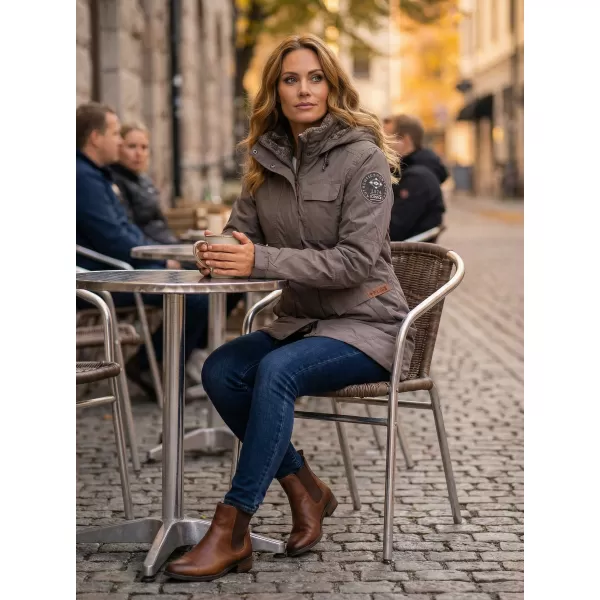  Damenmantel TORSTAI JESSICA 41215217090 DUNKLES KHAKI 